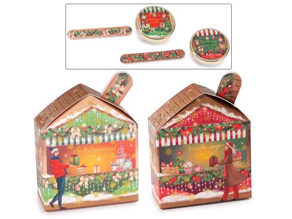 Coffret cadeau de Noël avec crème pour les mains et lime