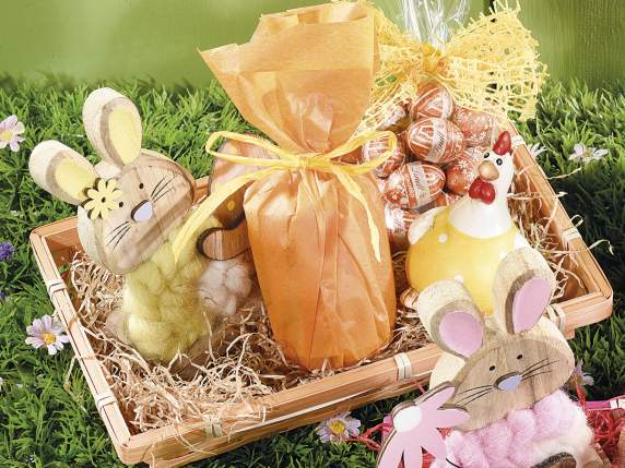 Paquet de 1 kg de paille en bois naturel