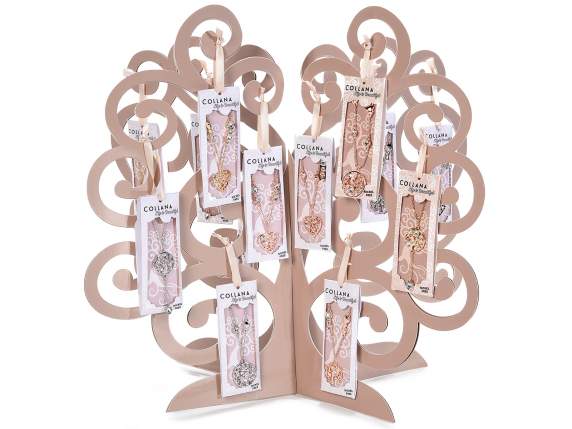 Colier metalic „Arborele vieții” cu card expus