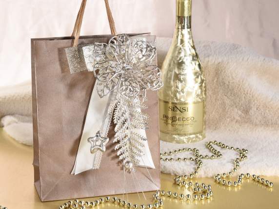 Medium colored paper bag - envelope with handles