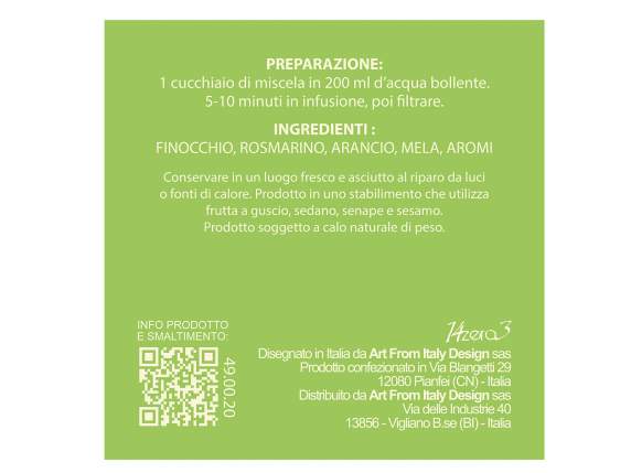Infuzie stimulatoare de ceai de plante intr-un singur pachet