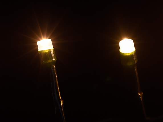 Sârg de lumini de 12,5 m, 500 de LED-uri alb cald