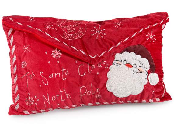 Coussin de lettre rembourré amovible pour le Père Noël