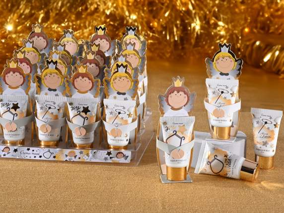 Crème pour les mains de Noël dans un emballage ange
