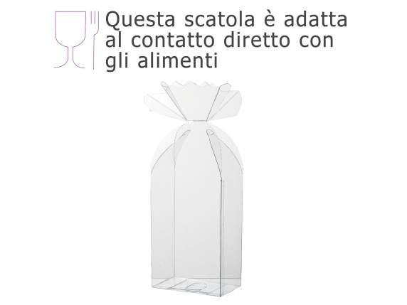 Cutie PET dreptunghiulară cu închidere tip arc