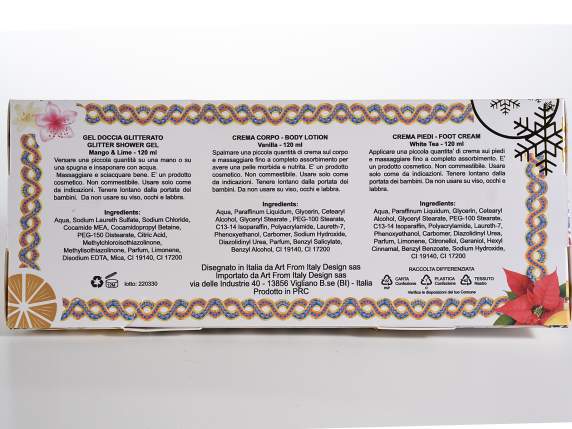 Pachet cadou cu 3 produse pentru corp 120ml