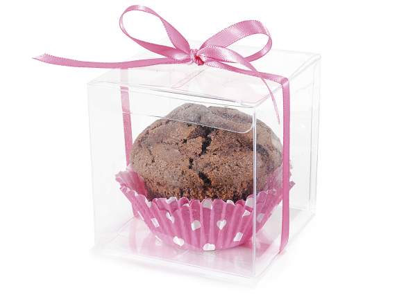 Cutie cubică mare din PET - de calitate alimentară