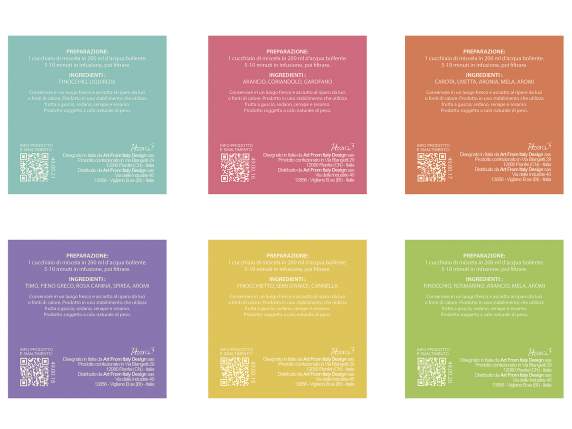 Infuzie de ceai din plante 40g într-o cutie de lemn cu panda