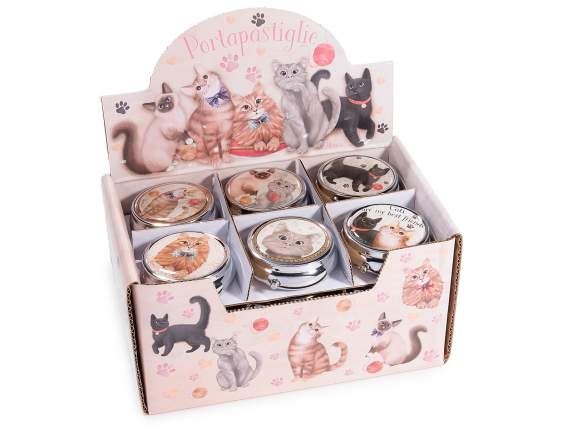 Cutie pentru pastile alimentare din metal i PP