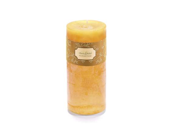 Large orange candle
