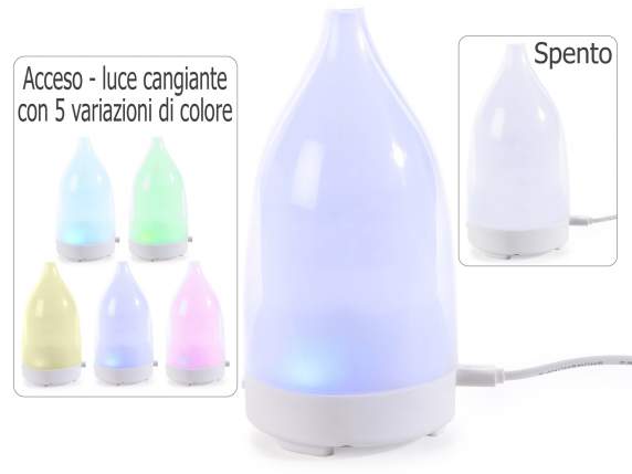 Diffuseur Ultrason 50ml 'Color Therapy' led 5 couleurs