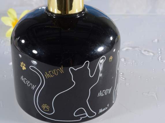 Distributeur en céramique de 500 ml avec savon pour les main