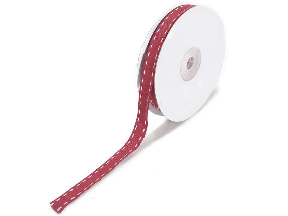 Double filza garnet cotton ribbon