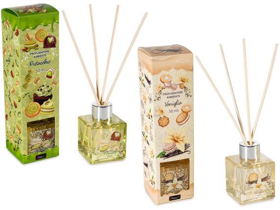 Ambientador de 50 ml con barra de dulce estampado