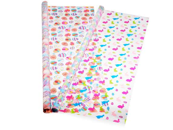 Pack of 50 transparent food sheets OPP 30 micron Easter