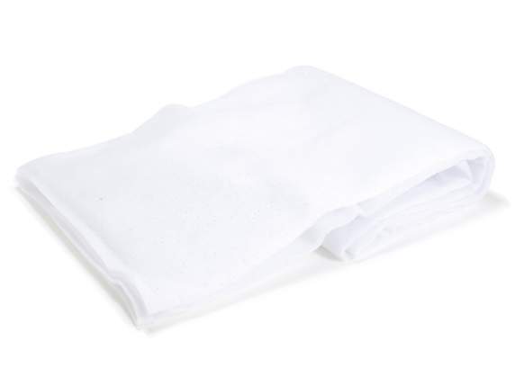 Feuille de neige artificielle à paillettes en polyester