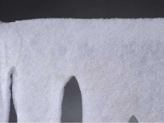 Frangia di ghiaccioli grandi con glitter in poliestere