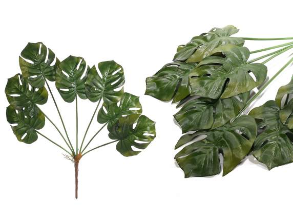 7 bucăți de frunze decorative artificiale verzi