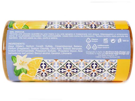 Gel douche aux agrumes méditerranéens 500 ml avec distribute