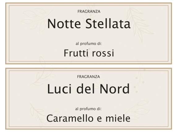 Candela gel profumata con glitter in vasetto vetro oroscopo