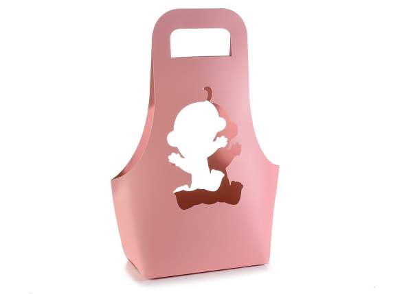 Cestino portafiori Baby in carta semi idrorepellente