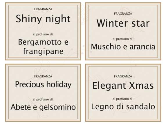 Tubo 30 stick incenso e portaincenso Natale Regale in espo