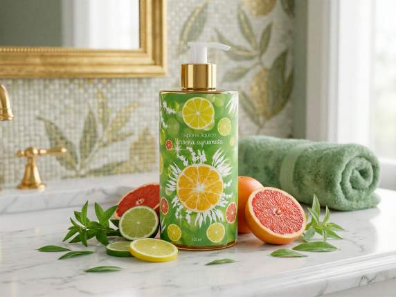 Sapone liquido 500 ml con dosatore Verbena Agrumata