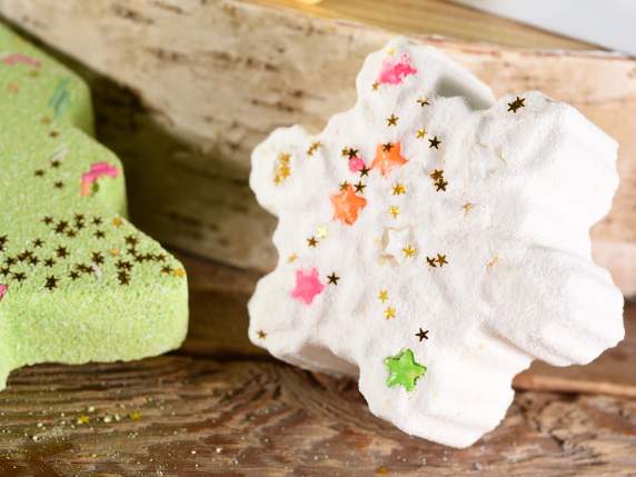 Bombe de bain de Noël parfumée et colorée