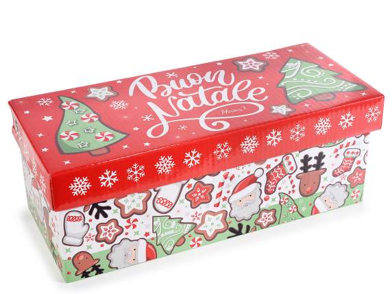Coffret cadeau 2 mugs de Noël en porcelaine 300 ml