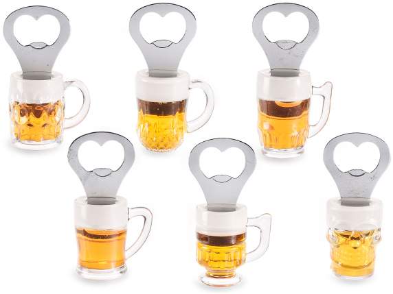 Décapsuleur magnétique pour verre à bière avec aimant