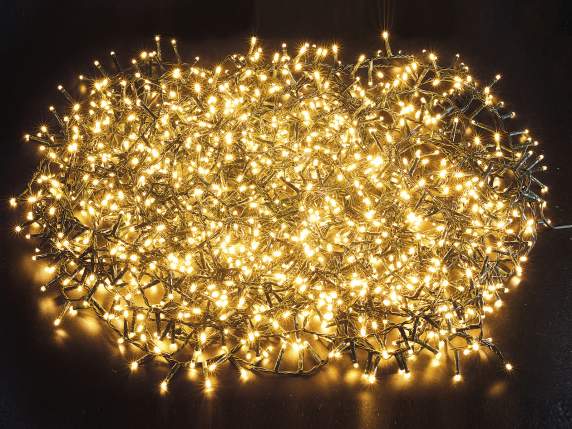 Guirlande lumineuse de 30 m, 1500 LED blanc chaud