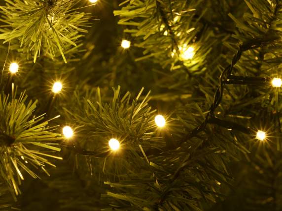 Guirlande lumineuse de 20 m, 800 LED blanc chaud