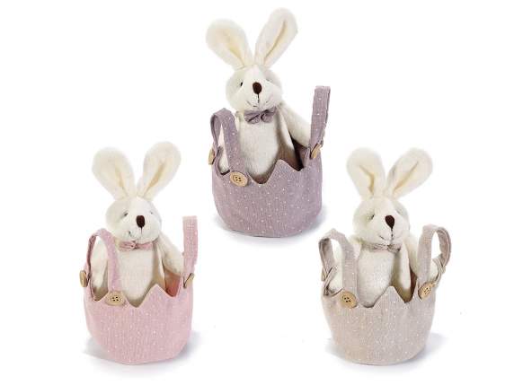 Lapin avec sachet à bombons