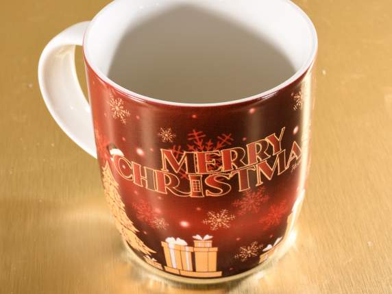 Mug en porcelaine Christmas Park dans un coffret cadeau