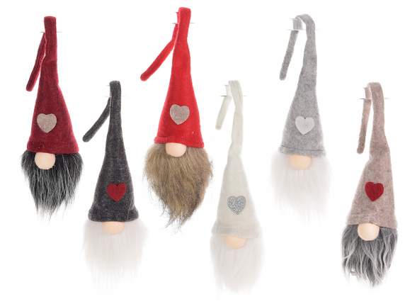 Lampe LED suspendue à longue barbe du Père Noël