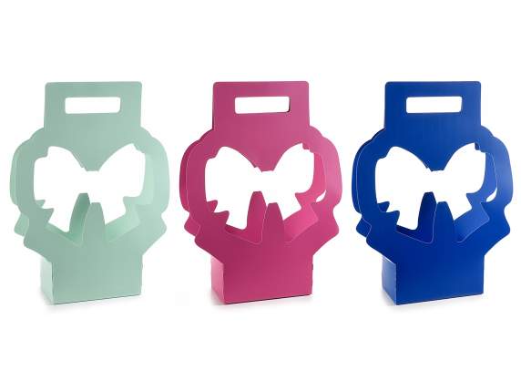 Cestino portafiori Fiocco in carta semi idrorepellente