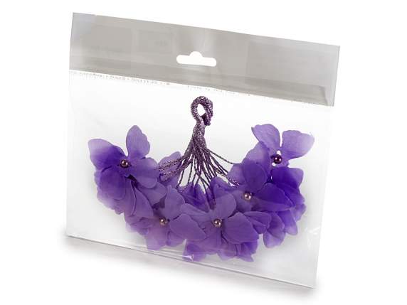 Confez.12 filo chiudipacco modellabile con farfalle