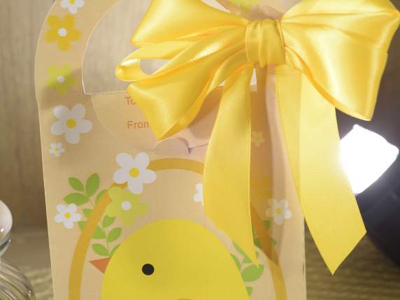 Sacchetto in carta con stampa Happy Easter