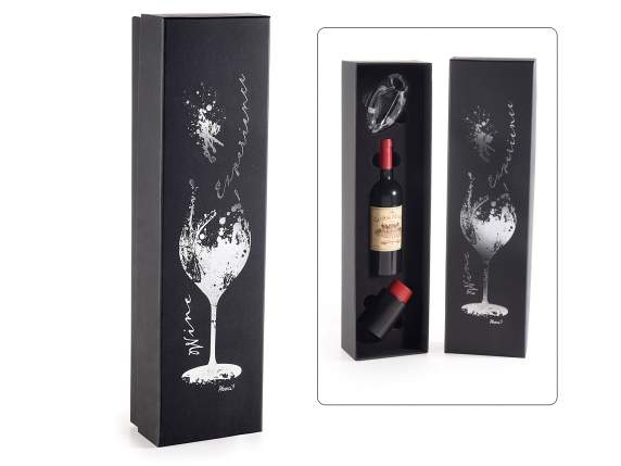 Geschenkbox mit 3 Sommelier-Accessoires für Wein