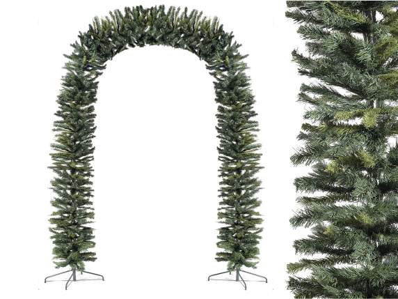 Guirnalda artificial en forma de arco de 2,50 m de altura co