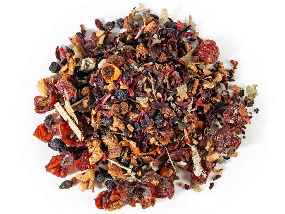 Paquete de 10 filtros piramidales de 2 g con infusión de fru