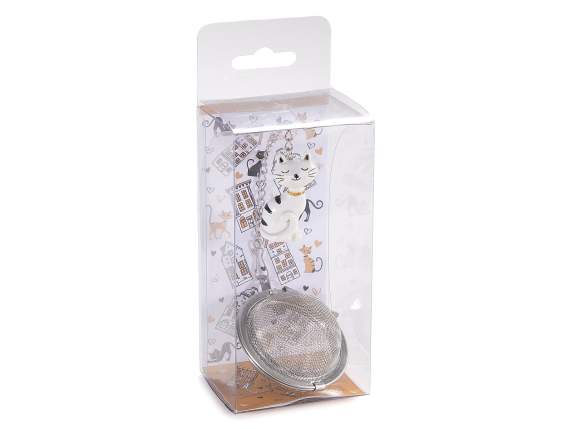 Infusor acero inoxidable con gatos de resina