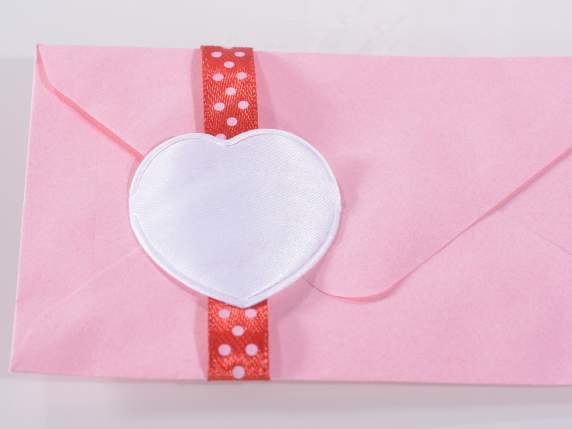 Espositore 16 nastri in raso a cuore