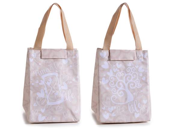 Borsa termica-lunch bag c-manici e chiusura in velcro