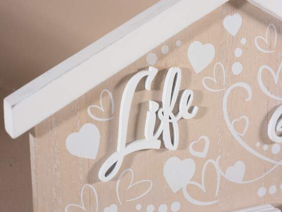 Calendario perpetuo in legno a casetta Time Life