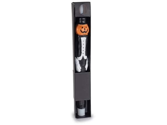 Candela Halloween in cera con fiamma LED in movimento