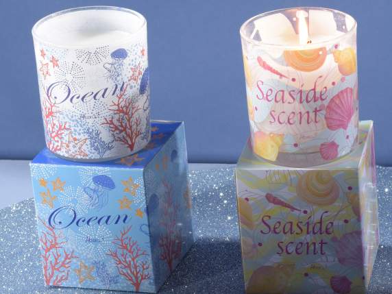 Candela profumata in vasetto In fondo al mar conf.regalo