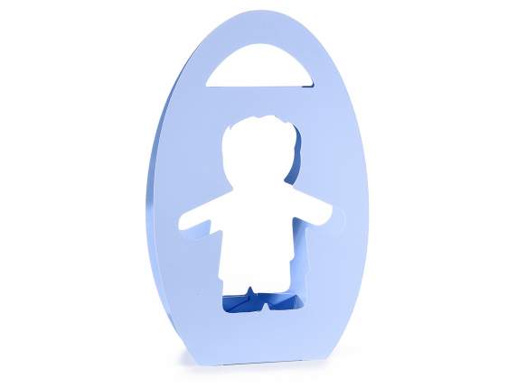 Cestino portafiori bimbo carta colorata semi idrorepellente