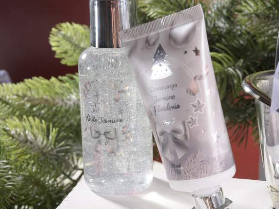 Confezione regalo a vasca da bagno con 2 prodotti cura corpo