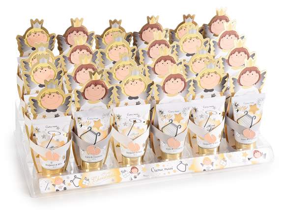 Crema mani natalizia in confezione angelo